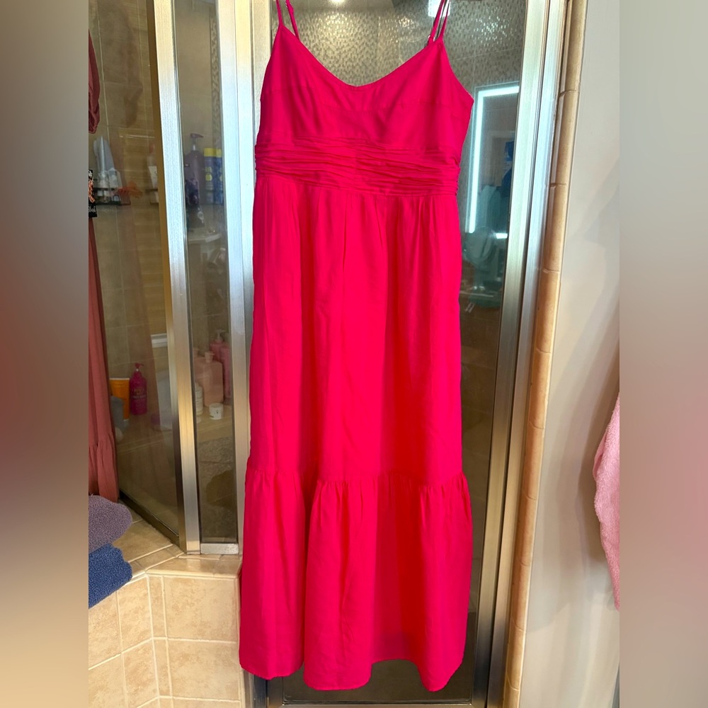 Universal Thread Vibrant Pink Maxi Dress Size M